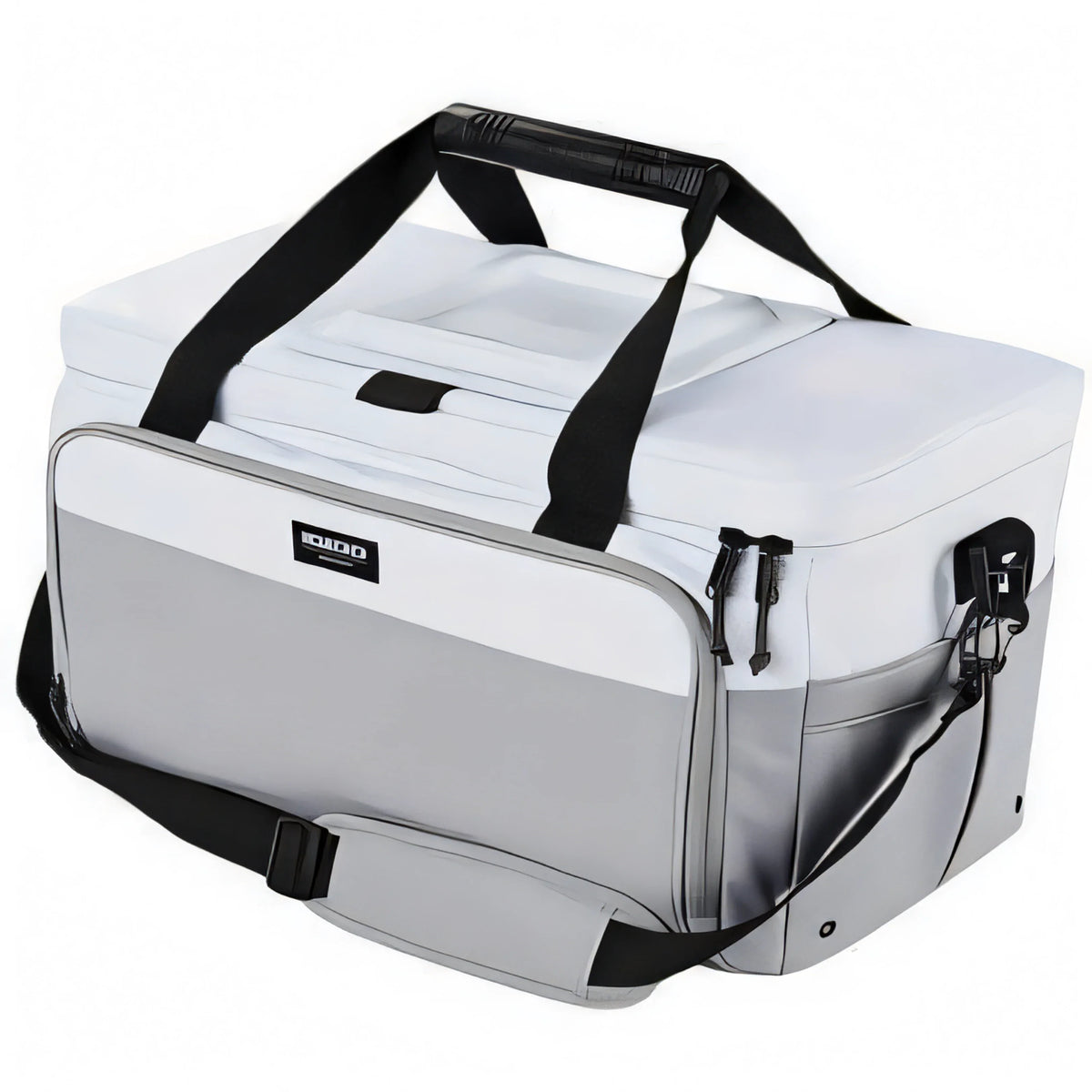 Ghiacciaia Igloo Coast Cooler 30lt semi-rigida bianca e grigia con tracolla e manico nero