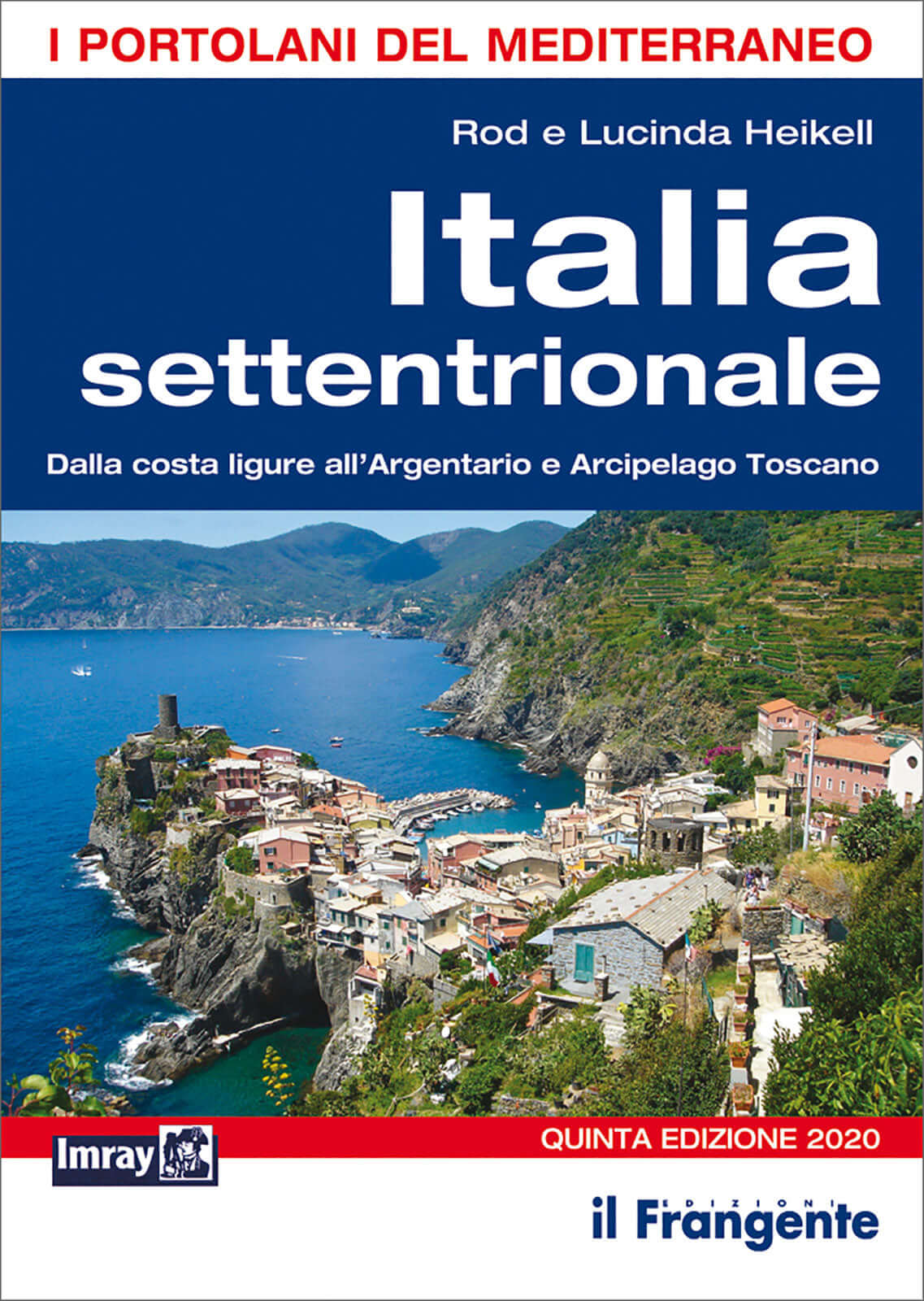 Portolano Italia Settentrionale Imray, copertina con Cinque Terre, edizione 2020