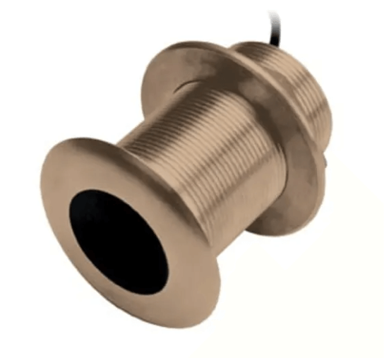 Trasduttore Garmin B150M bronzo con filettatura e angolazione, passascafo tilt 12°