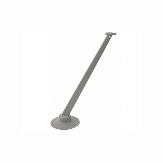 Asta portabandiera 300mm grigia con base circolare piatta per gommoni Gummy flat