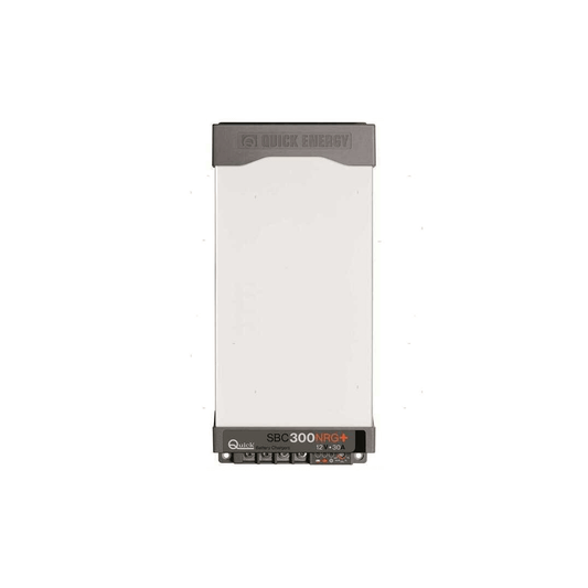 Caricabatterie Quick SBC 300 NRG+ bianco 12V 30A, corpo rettangolare con connettori