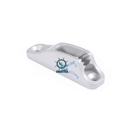 Strozzascotte Clamcleat CL211MK1 in alluminio argento per cime Ø 3-6 mm, vista laterale