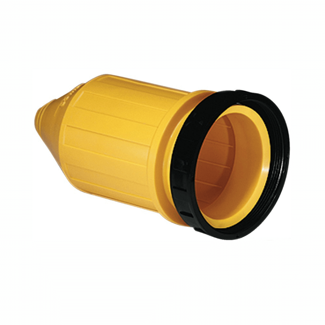 cappuccio Sistema di connessione banchina 32A 230V per barca, include prese da incasso inox e spine volanti in Valox IP56/IP67.