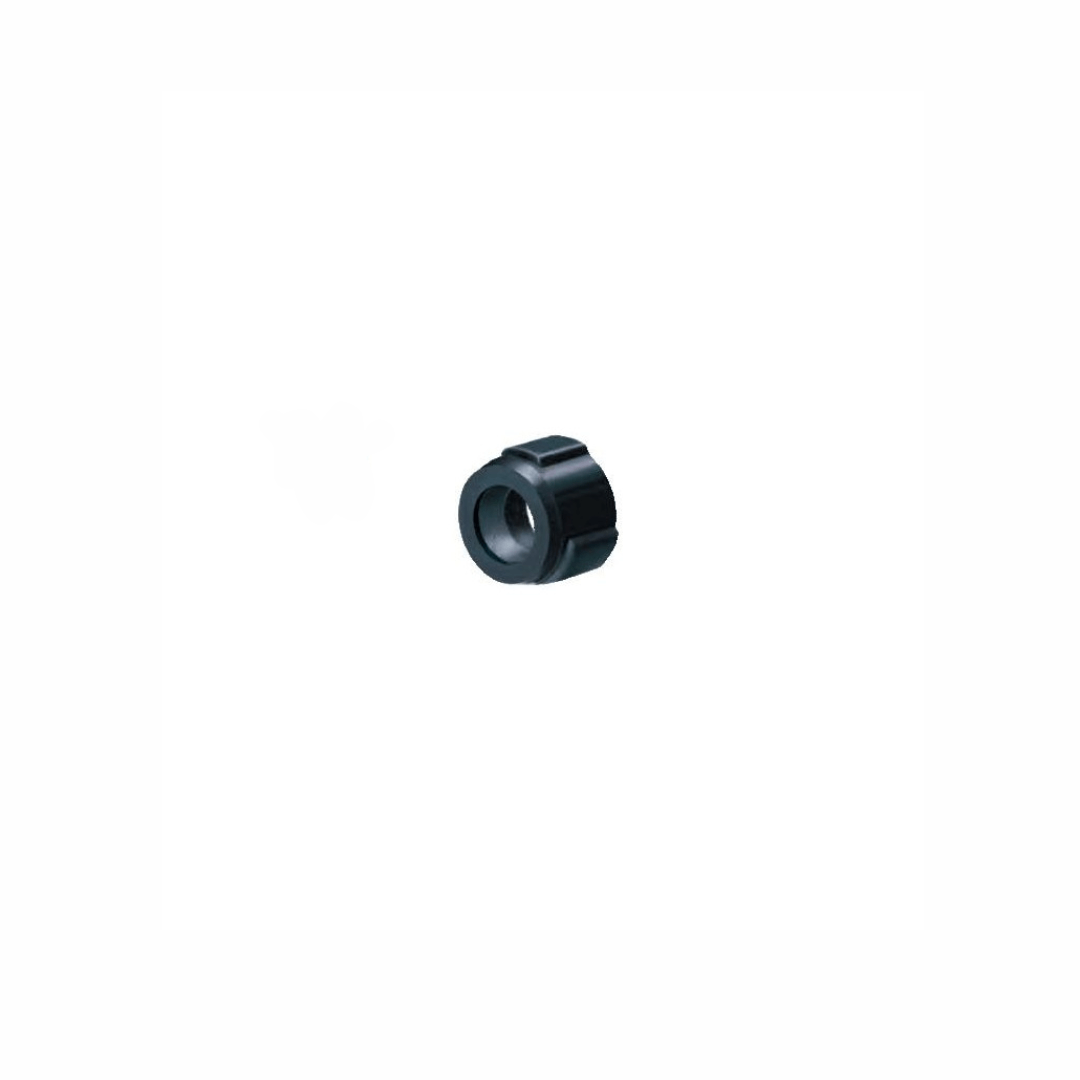 Dado antivibrante S21 Ultraflex nero in plastica, forma cilindrica con foro centrale