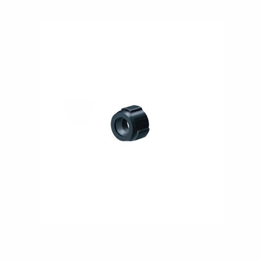 Dado antivibrante S21 Ultraflex nero in plastica, forma cilindrica con foro centrale