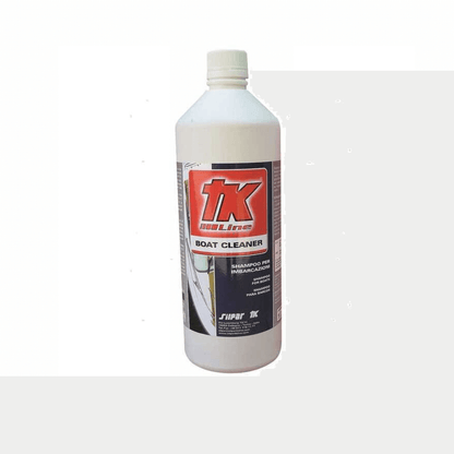 Flacone bianco da 1 litro TK Line Boat Cleaner shampoo per imbarcazioni Silpar