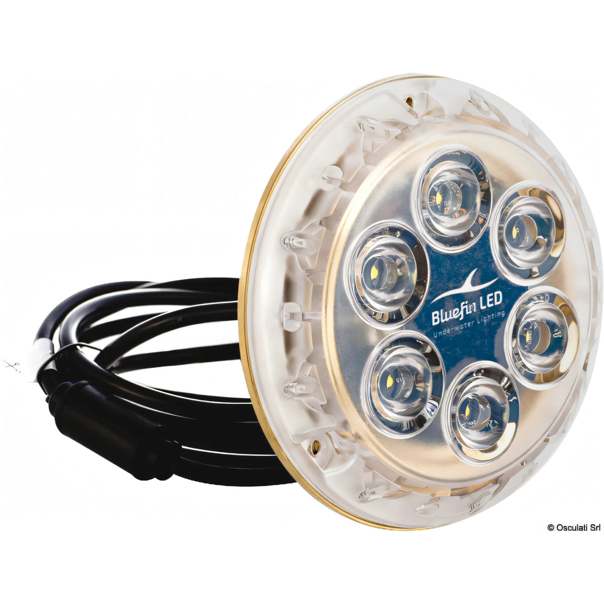 Luce subacquea LED Bluefin Piranha P6 Nitro in bronzo con funzione Nitro Boost