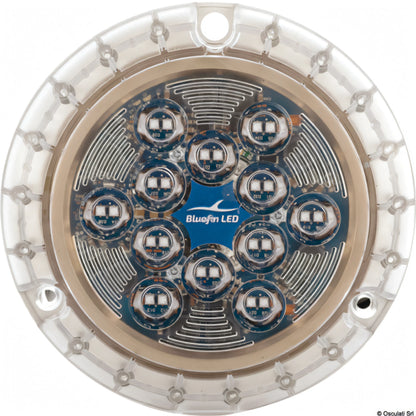 Luce subacquea LED Bluefin Piranha P24 in bronzo da 12000 lumen per carena di barca