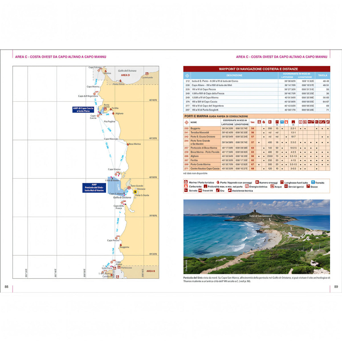 13 - Sardegna e Bocche di Bonifacio 2026 - Portolano Cartografico