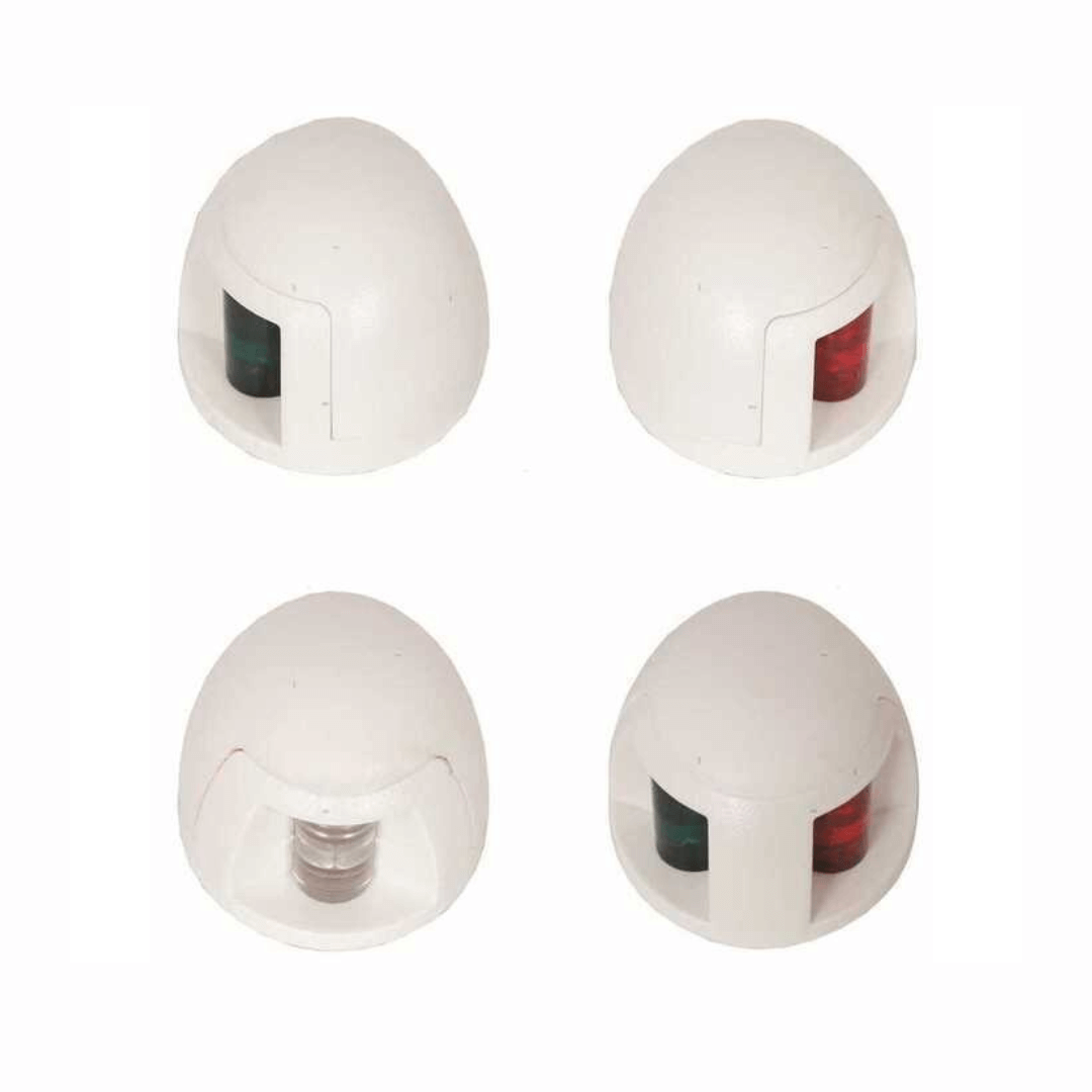 Fanale On Deck LED nautico bianco, 4 varianti: luce rossa, verde, bianca e combinata