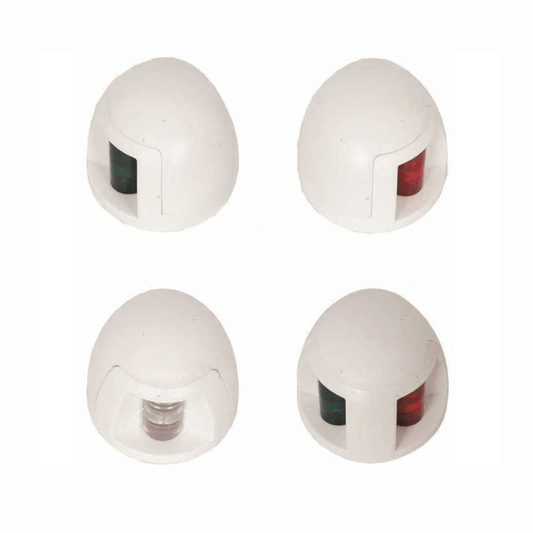 Fanale On Deck LED nautico bianco, 4 varianti: luce rossa, verde, bianca e combinata