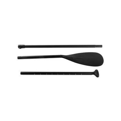 Pagaia SUP smontabile in 3 pezzi nera con pale e impugnatura ergonomica inclusa nel kit JOBE Mira