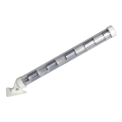 Riflettore radar Supercompact cilindrico trasparente con supporto bianco abbattibile per sartia