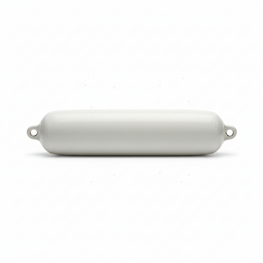 Rullo alaggio bianco cilindrico L1260xØ260mm con occhielli metallici laterali, portata 1500kg