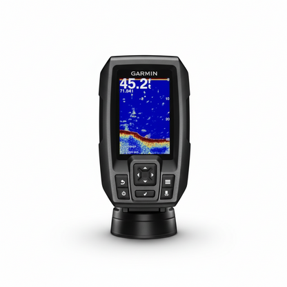 Echosounder Garmin Striker 4 nero con display a colori sonar, supporto a ventosa e tastiera di navigazione