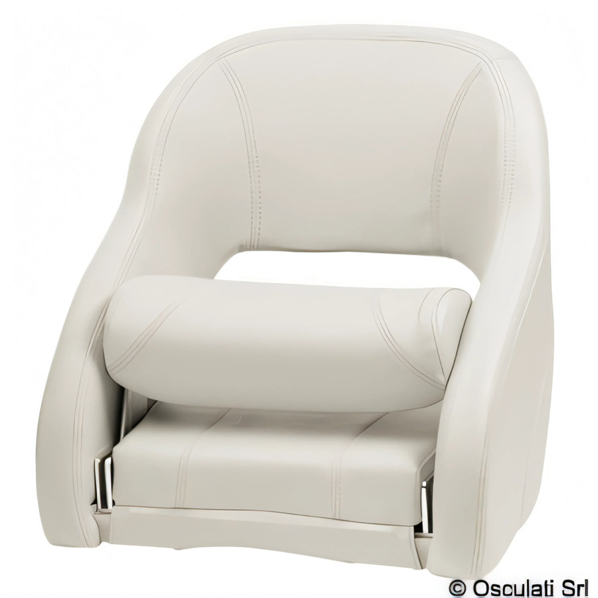 Sedile anatomico imbottito con Flip UP H52R Osculati