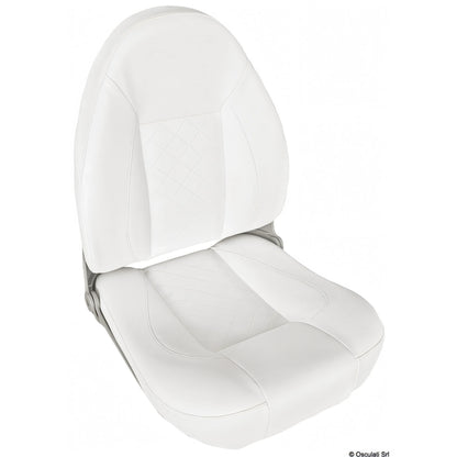 Sedile comfort con schienale alto ribaltabile Osculati