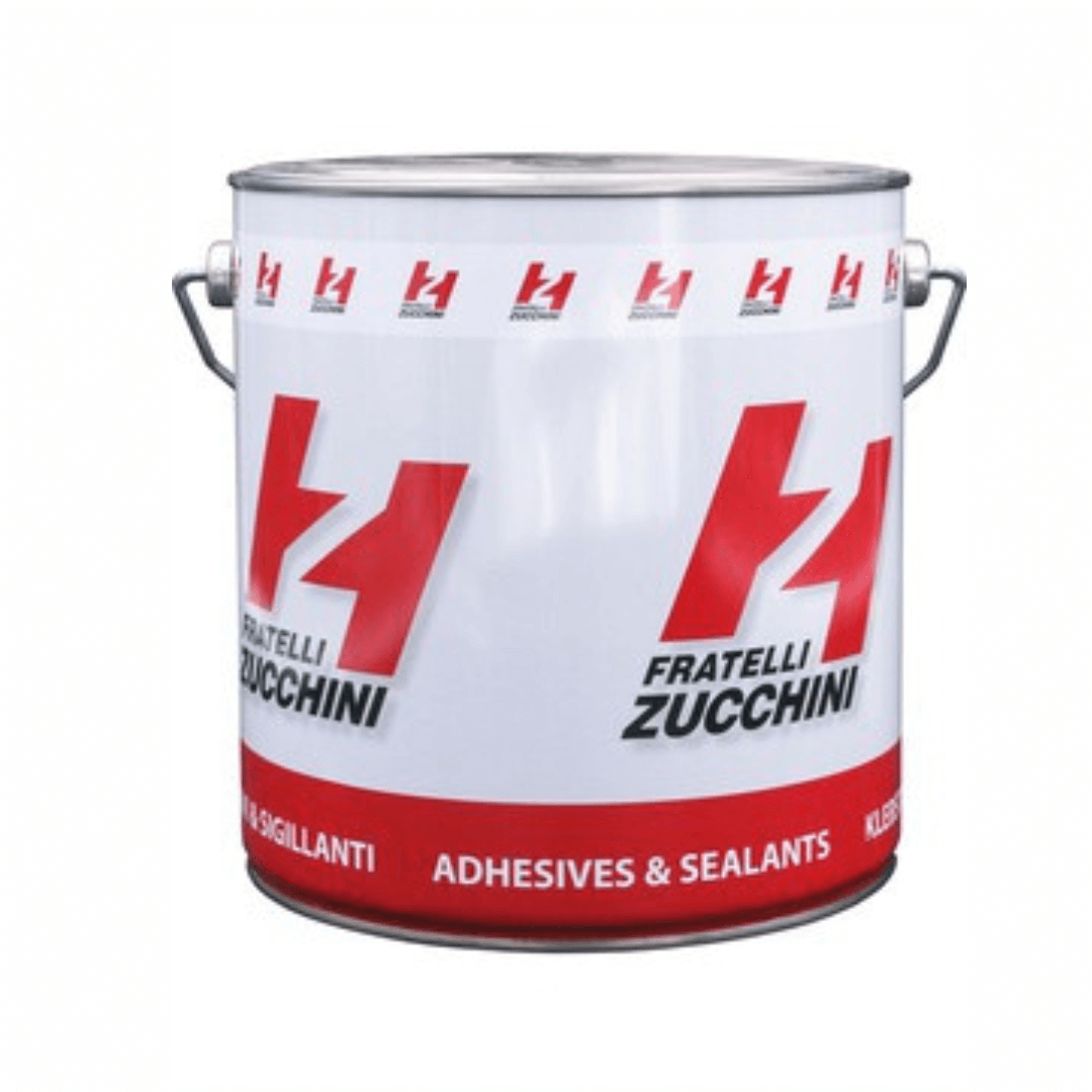 Latta bianca e rossa Fratelli Zucchini Z.Pren 2000 adesivo e sigillante da 850g con manico metallico