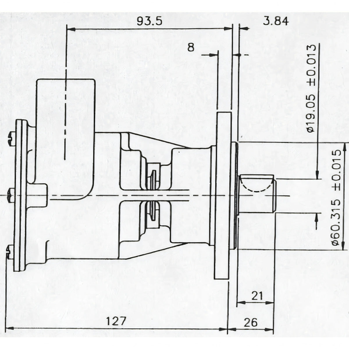 Pompa Jabsco 29600, terza vista