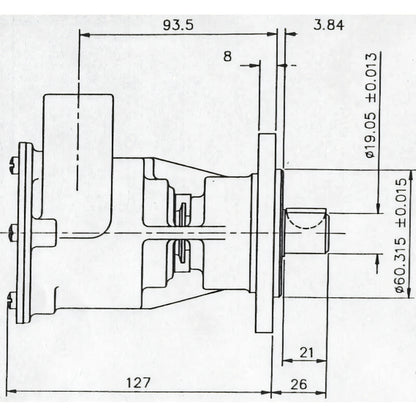 Pompa Jabsco 29600, terza vista