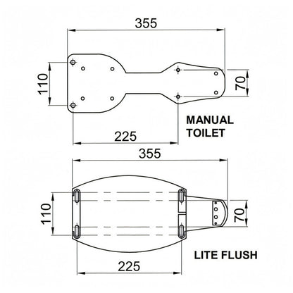 WC Jabsco Lite Flush, quarta vista