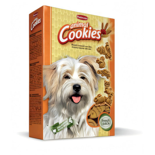 Biscotti Cookies Animal Padovan per cani, confezione 400 g