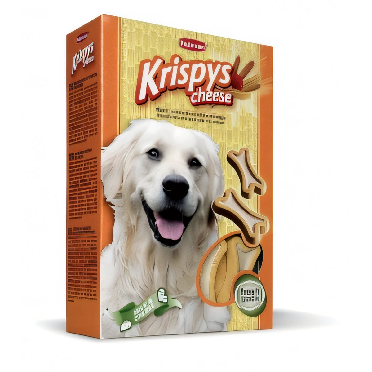 Biscotti Krispys Cheese Padovan per cani, dettaglio confezione