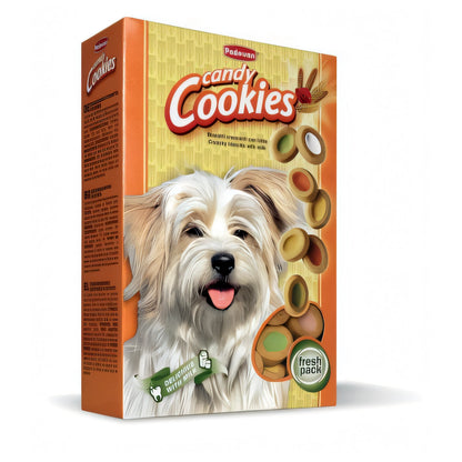 Biscotti Cookies Candy Padovan per cani, confezione 400 g