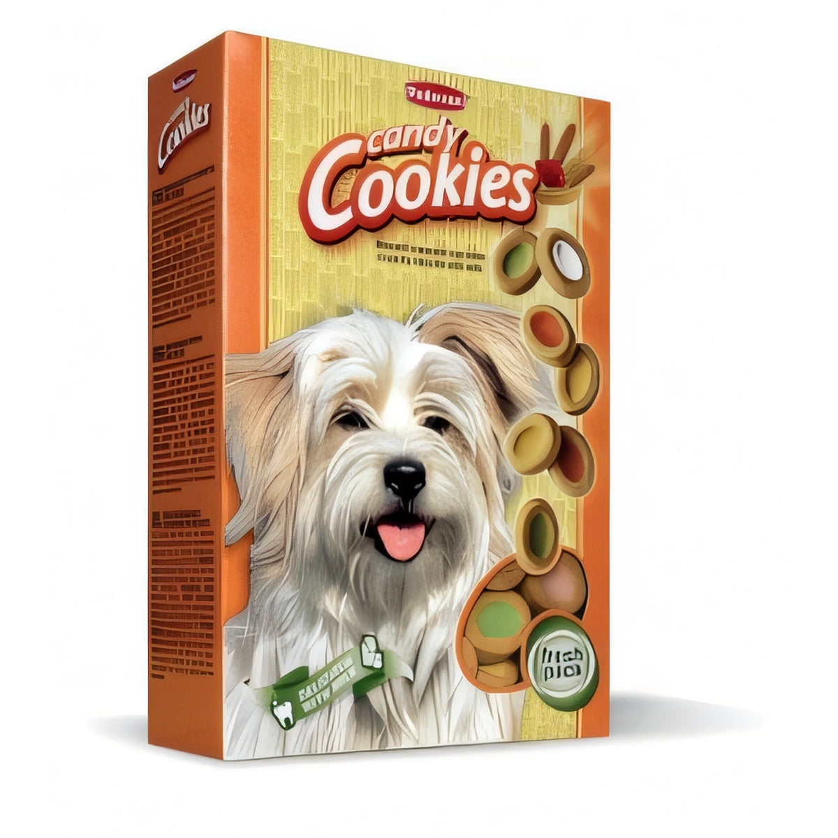 Biscotti Cookies Candy Padovan per cani, dettaglio confezione