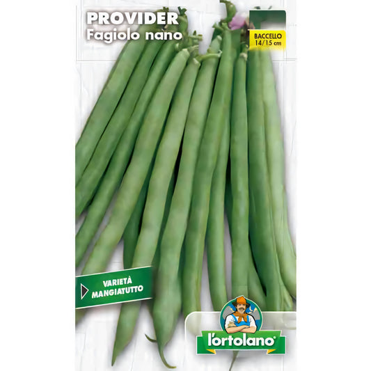 Sementi di fagiolo nano Provider L'Ortolano, busta da 250 g