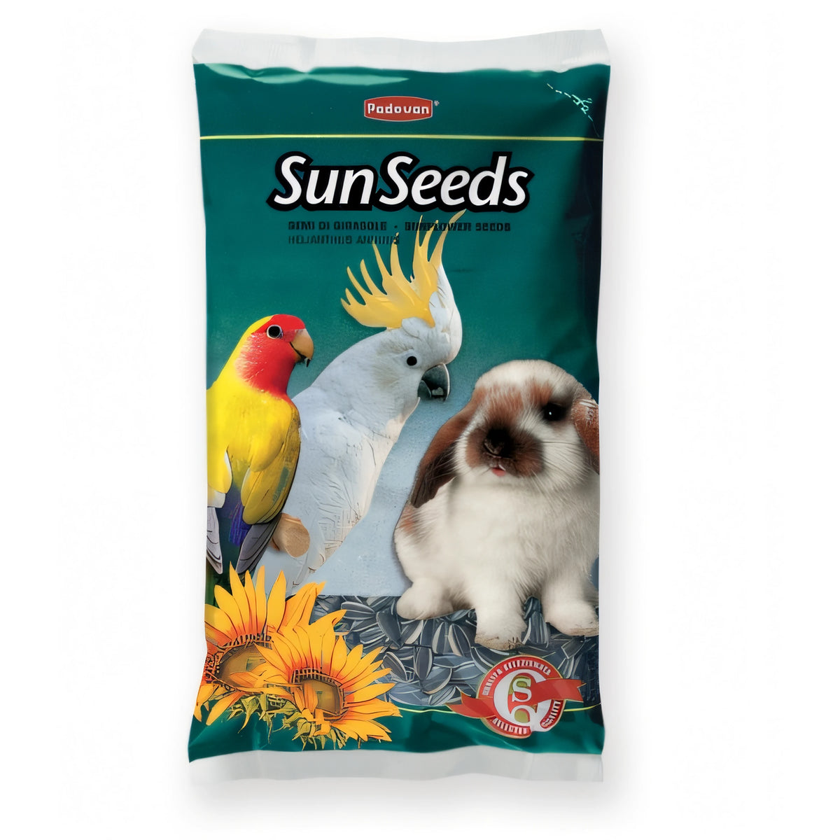 Semi di girasole Padovan per uccelli, confezione 500 g