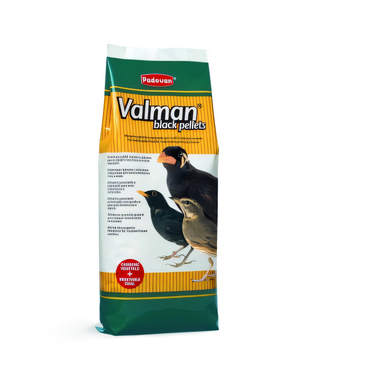 Mangime pellets Valman nero Padovan, confezione 1 kg