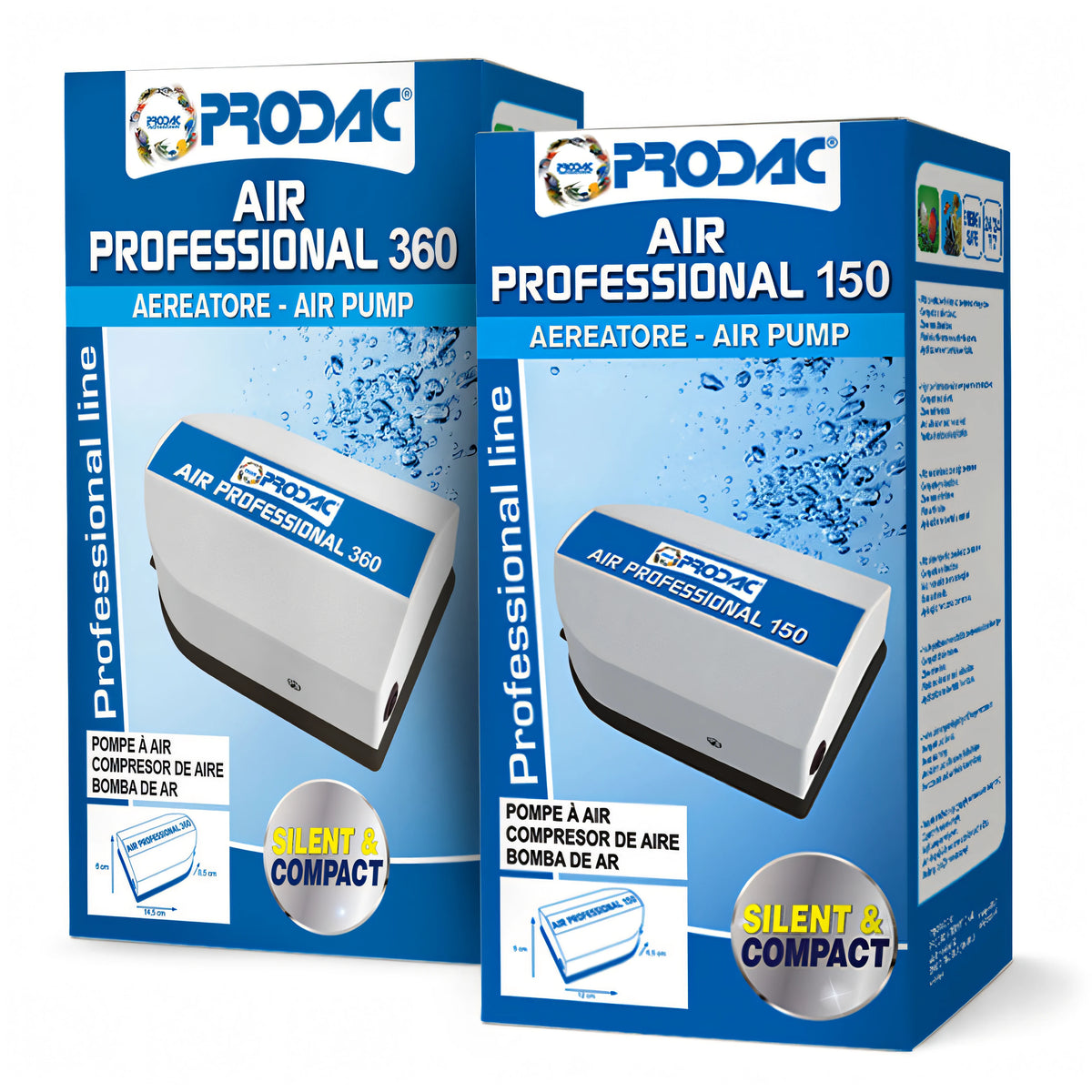 Aeratore per acquario Prodac Air Professional AIR150