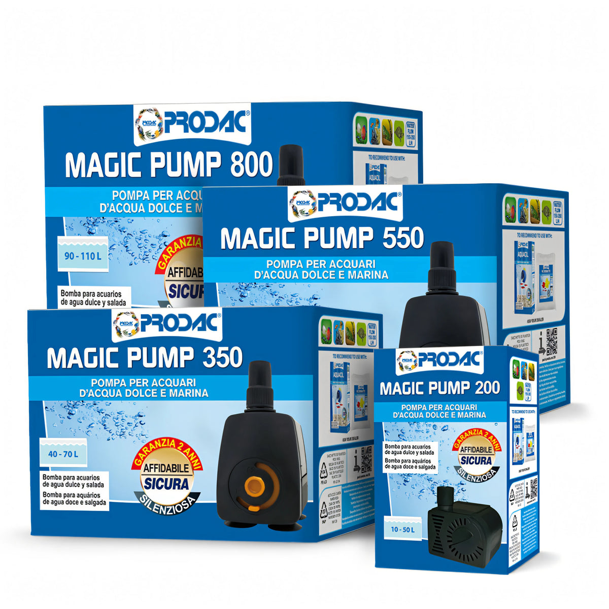 Pompa di ricircolo per acquario Prodac Magic Pump, dettaglio