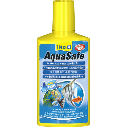 Tetra AquaSafe, flacone da 250 ml per acquario