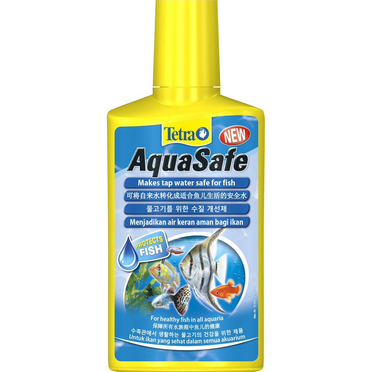 Tetra AquaSafe, dettaglio dell'etichetta