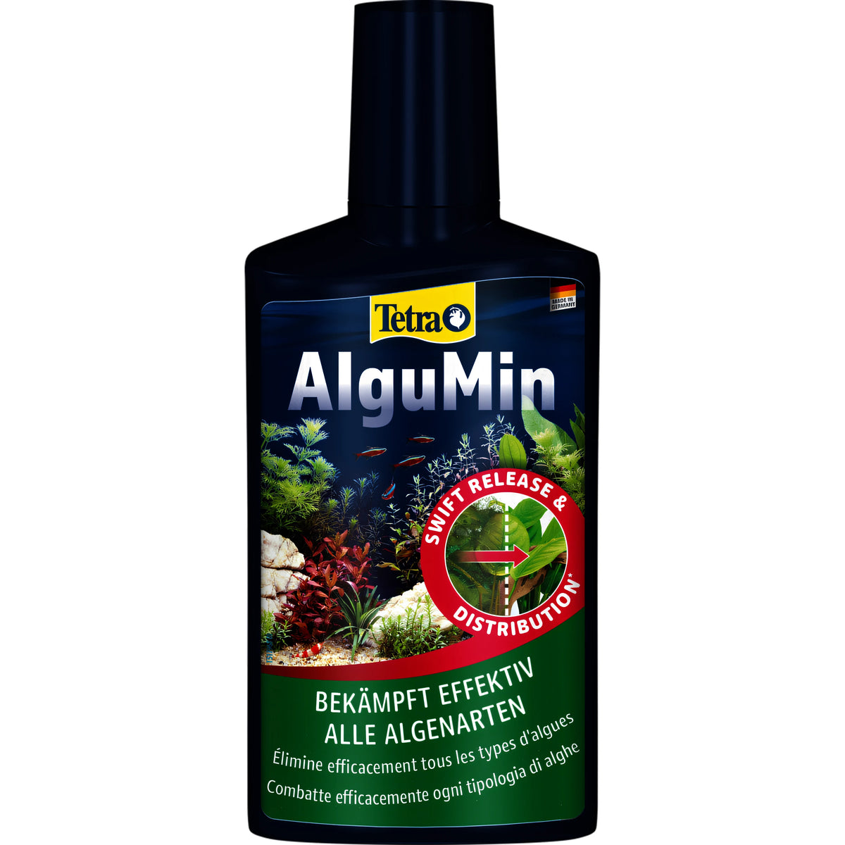 Tetra Algumin, trattamento liquido anti-alghe per acquario, 100 ml