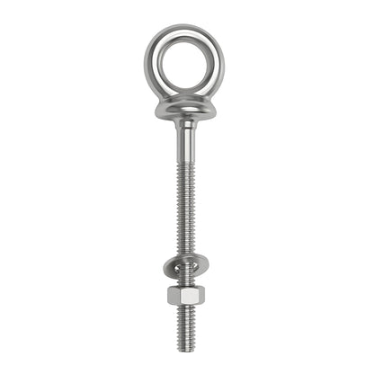 Anello nautico con perno in acciaio inox AISI 316 stampato a caldo, lucidato a specchio per la massima resistenza.
