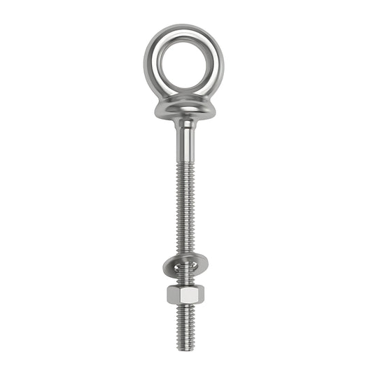 Anello nautico con perno in acciaio inox AISI 316 stampato a caldo, lucidato a specchio per la massima resistenza.