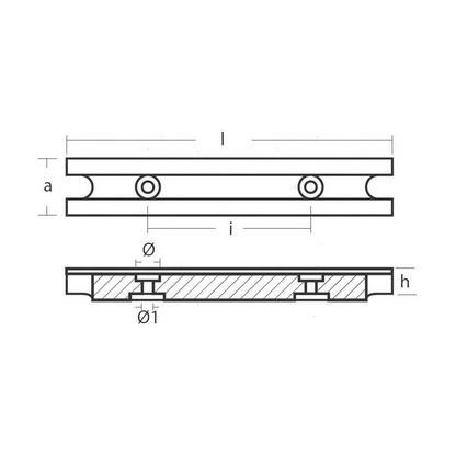 Anodo a barra rettangolare in alluminio per staffa motori fuoribordo Yamaha F80-F100 e serie 2 tempi.