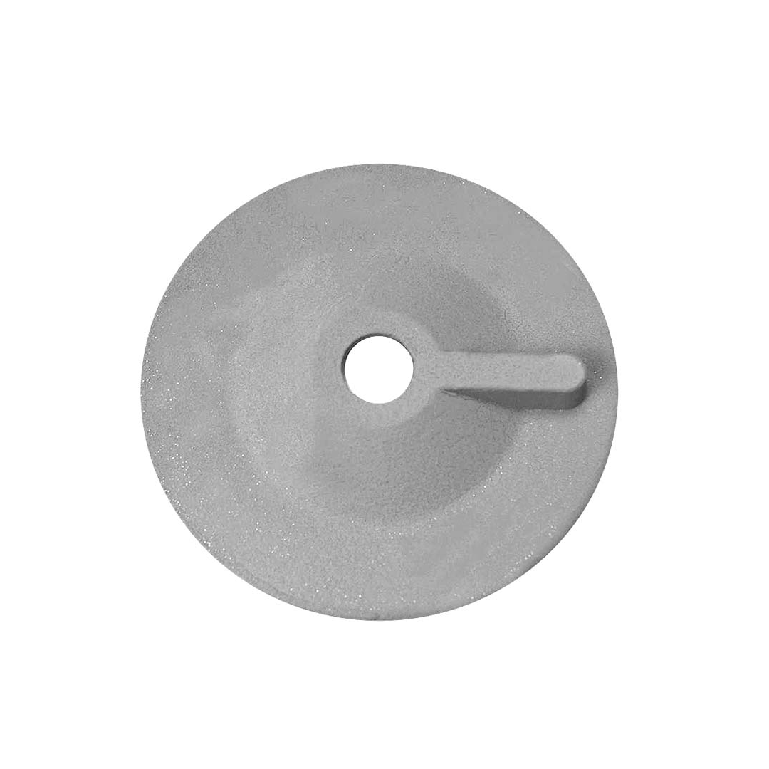 Anodo sacrificale a disco in alluminio per piede motori fuoribordo Suzuki 4 tempi e Johnson Evinrude 9.9-15 cavalli.
