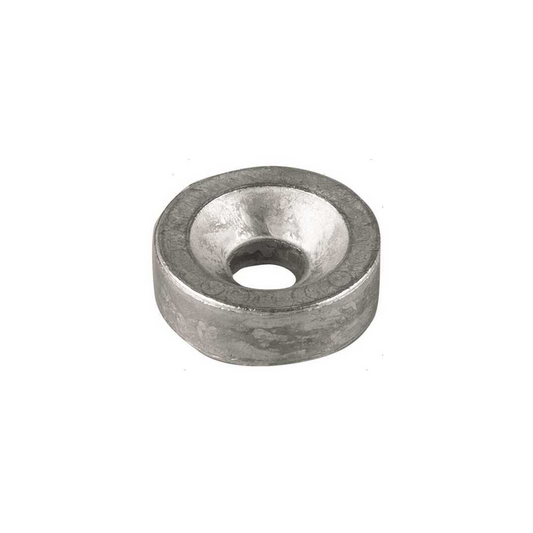 Anodo sacrificale a rondella in alluminio per piccoli motori fuoribordo Suzuki 2 tempi 4-8 cavalli.