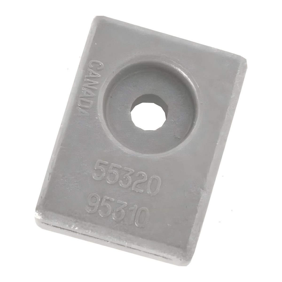 Anodo a piastrina in alluminio Martyr per motori fuoribordo Suzuki DT e DF sostituisce 55320-95310.