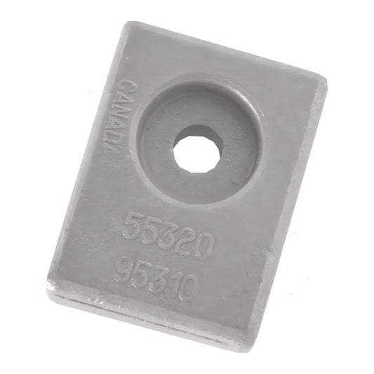 Anodo a piastrina in alluminio Martyr per motori fuoribordo Suzuki DT e DF sostituisce 55320-95310.