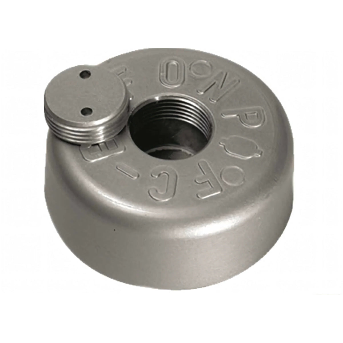 Anodo di Poppa a Flangia Tonda Alta Ø 120 mm in Zinco – Anodo di ricambio (kit standard)