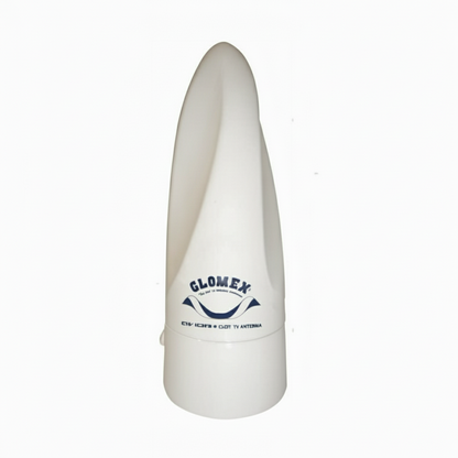 Antenna omnidirezionale compatta Glomex Avior VT300 per TV e Radio FM nautica.