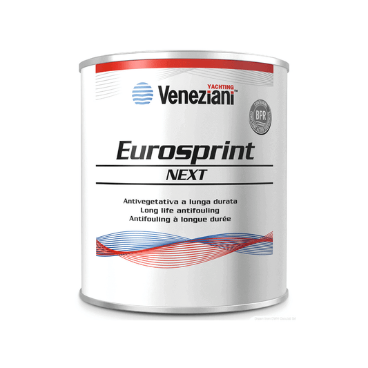 Barattolo di antivegetativa a matrice dura Veneziani Eurosprint NEXT per barche veloci.