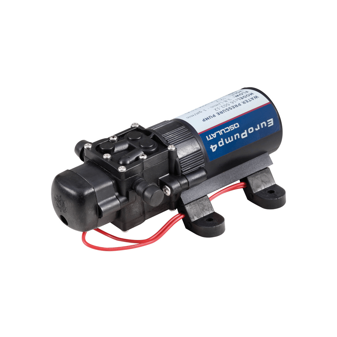 Autoclave Europump 4 a basso consumo 12V portata 3,8 litri al minuto per barca.