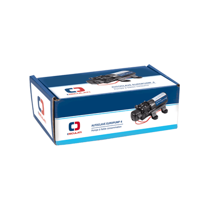Autoclave Europump 4 a basso consumo 12V portata 3,8 litri al minuto per barca.