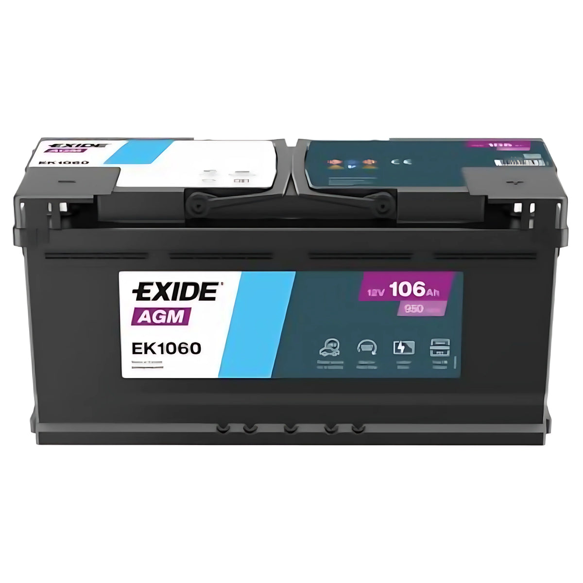 Gamma di batterie nautiche con tecnologia AGM serie EK, disponibili in varie capacità da 50Ah a 106Ah. Ermetiche, resistenti alle vibrazioni e senza manutenzione.